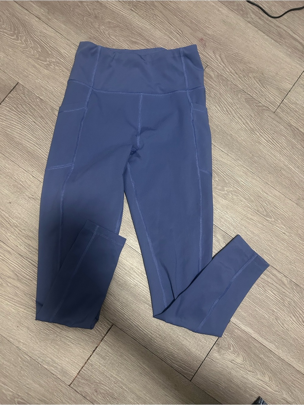 Calvin Klein Slate Blue High-Rise Leggings